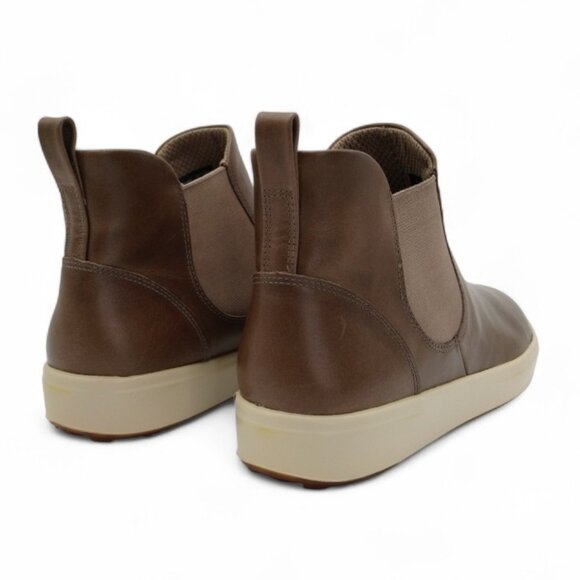 ECCO Women's Size 9 - 9.5 Taupe Soft 7 Chelsea Ankle Wedge Boot - Picture 11 of 14